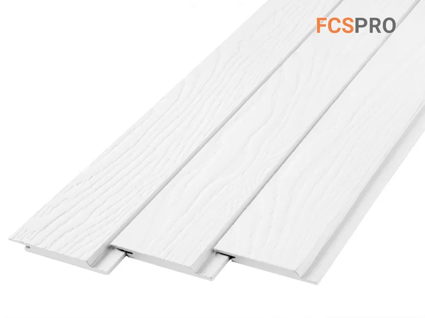 Фиброцементный сайдинг FCSPRO Click Shtil F01 (Белый минерал) купить в Белгороде