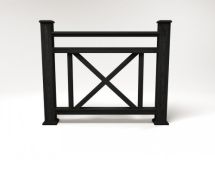 Ограждение из древесно-полимерного композита FG2 кварц