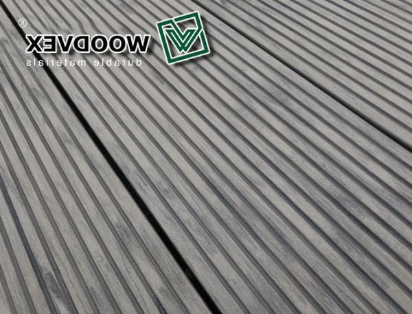 Террасная доска WOODVEX Select серого цвета &amp;quot;Дым&amp;quot; из ДПК купить в Белгороде