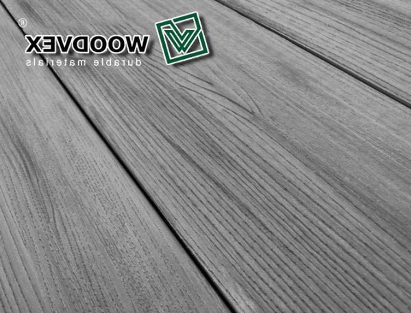 Террасная доска WOODVEX Select серого цвета &amp;quot;Дым&amp;quot; из ДПК купить в Белгороде