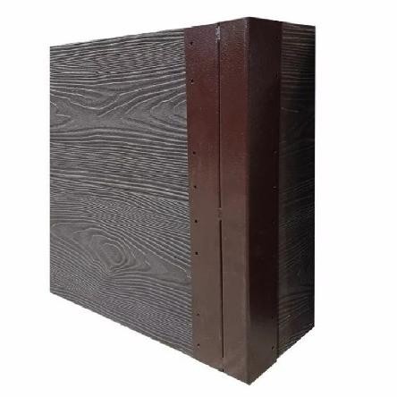 Доска для грядок NauticPrime EstheticWood 3D в цвете Венге, размер 445х35х2950 мм купить в Белгороде