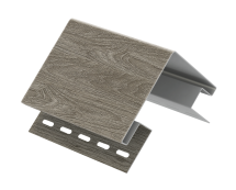 Внешний угол Ю-Пласт, Timberblock Планкен, Серый.