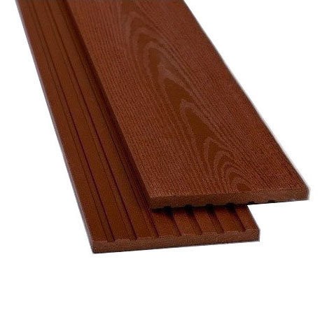 Заборная доска из композитного материала ECODECKING в терракотовом цвете купить в Белгороде