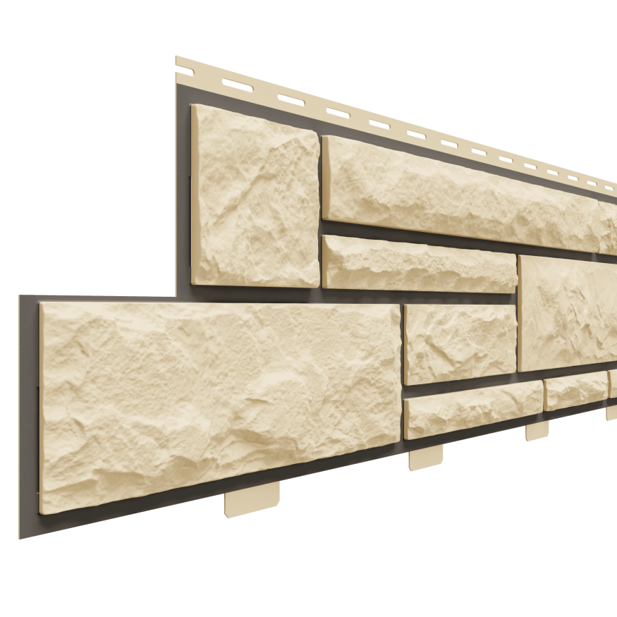 Фасадные панели Доломит, Брусчатка Доломит, Шампань 2000 мм купить в Белгороде