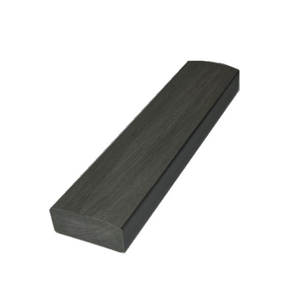 Лавочный брус Ecodecking Некст, графитовый, полнотелый с брашированной текстурой. купить в Белгороде