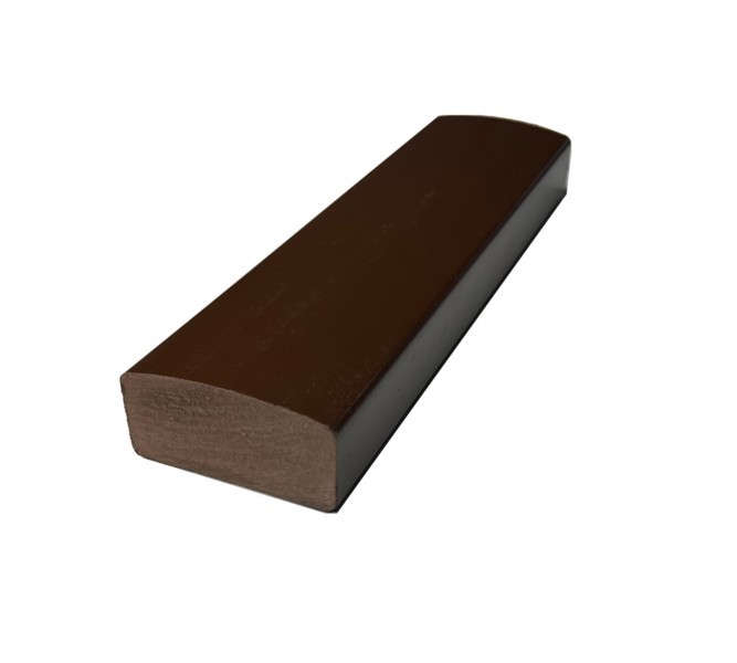 Лавочный брус Ecodecking Некст глянцевый шоколадный, полнотелый. купить в Белгороде