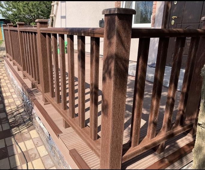 Перила FAYNAG ДПК WOOD цвета слоновой кости купить в Белгороде