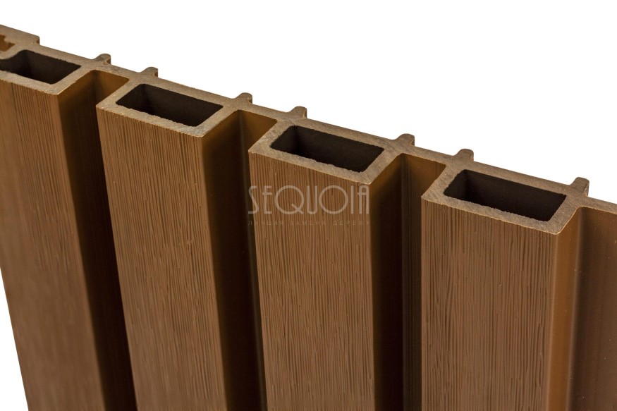 Доска фасадная SEQUOIA co-extrusion Светло-коричневая купить в Белгороде