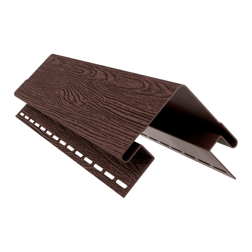 Угол наружный Технониколь Фактур, Орех купить в Белгороде