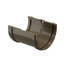 Соединитель желобов Docke Premium, оттенок Каштан