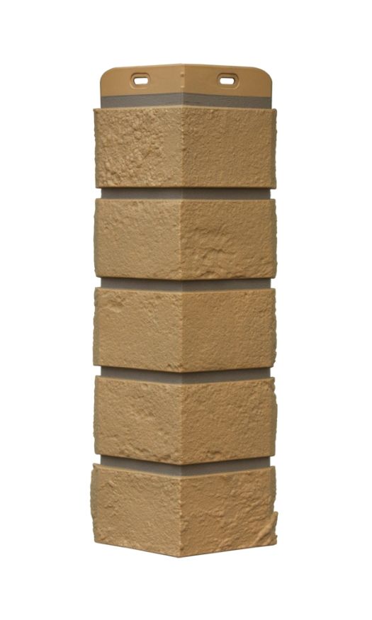 Угол наружный Grand Line, Состаренный кирпич Design Plus, Солома (Темно-бежевый шов) купить в Белгороде