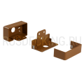 Комплект крепления перил прямое RusDecking Unodeck Орех купить в Белгороде