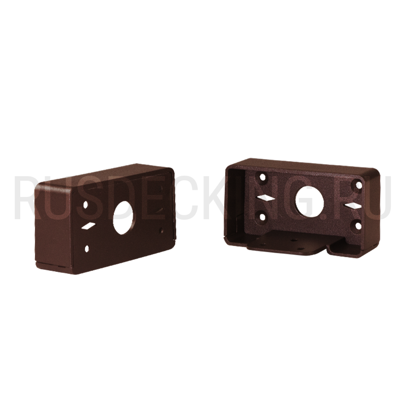 Комплект крепления перил прямое RusDecking Unodeck Венге купить в Белгороде
