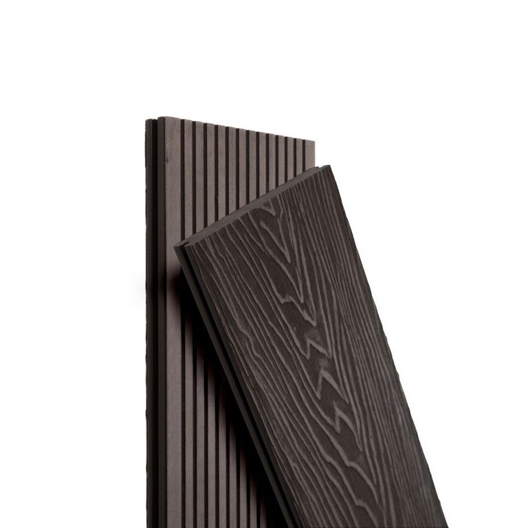 Террасная доска Экодекинг Топ полнотелая, Венге купить в Белгороде