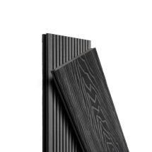 Террасная доска Экодекинг Топ полнотелая, Графит