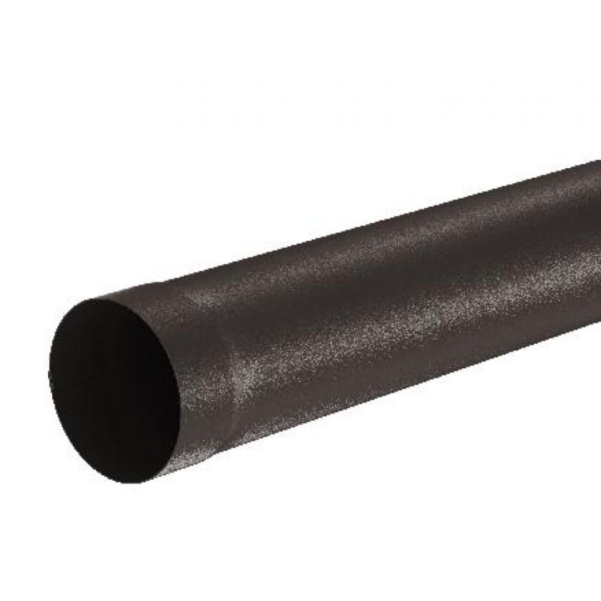 Водосточная труба Aquasystem RR 32, 1.00м, тёмно-коричневый матовый, 125/90. купить в Белгороде