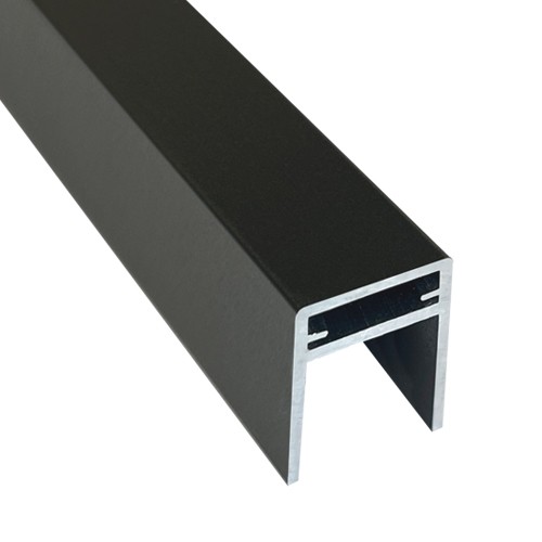 Алюминиевый П-профиль EasyDecking Черное дерево купить в Белгороде