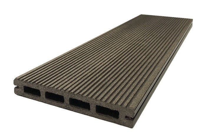 Доска террасная ДПК NanoWood «Lite» Velvetto односторонняя - Венге 140x20 см купить в Белгороде