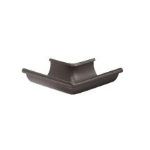 Угол желоба внешний 90°, Aquasystem, RR 32 Тёмно-коричневый матовый 150/100