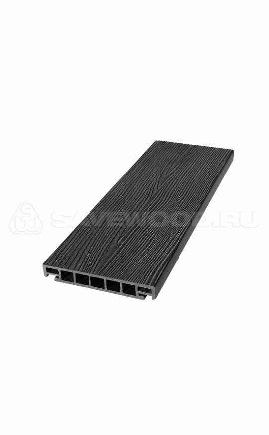 Террасная доска ДПК SaveWood, SW Salix (S) (R), Черный купить в Белгороде