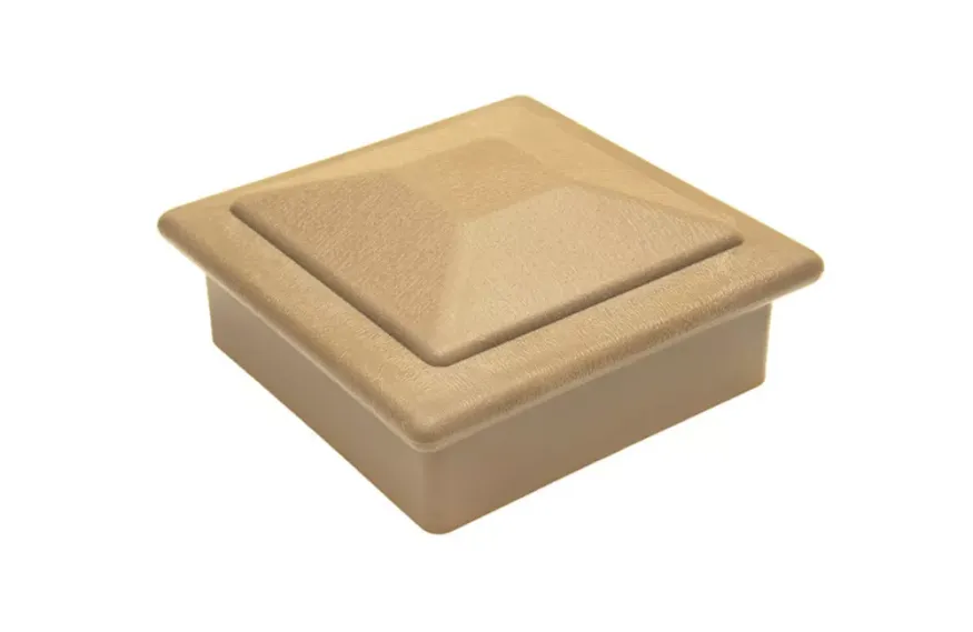 Крышка верхняя ПВХ для столба 125х125 Deckart Орех купить в Белгороде