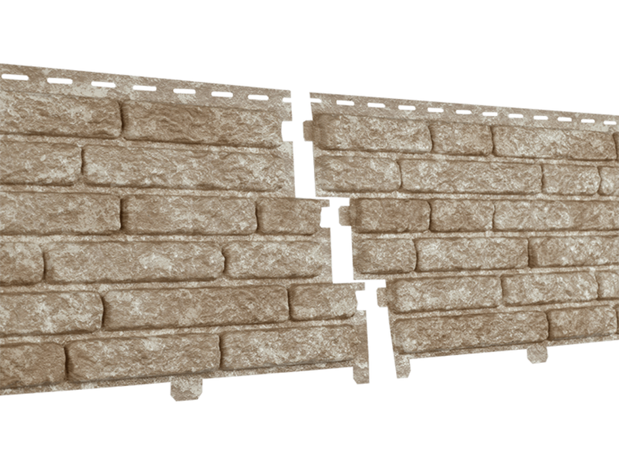 Фасадные панели Ю-Пласт, Stone House Quartzite, Светлый Бежевый купить в Белгороде