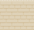 Фасадная панель Доломит в цвете Шампань, имитация кирпича. купить в Белгороде