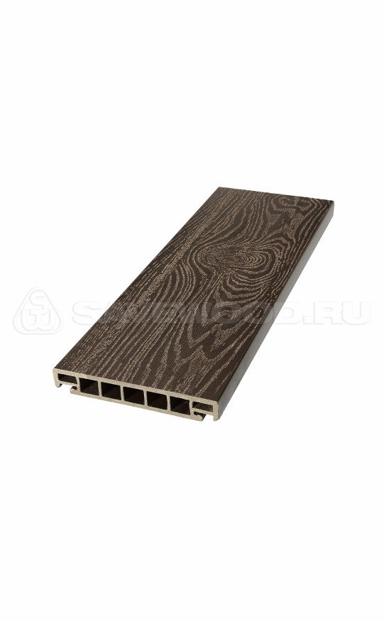 Террасная доска ДПК SaveWood, SW Salix (S) (T), Темно-коричневый купить в Белгороде