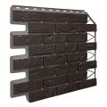Фасадная панель FineBer, Баварский кирпич, Тёмно-коричневый купить в Белгороде