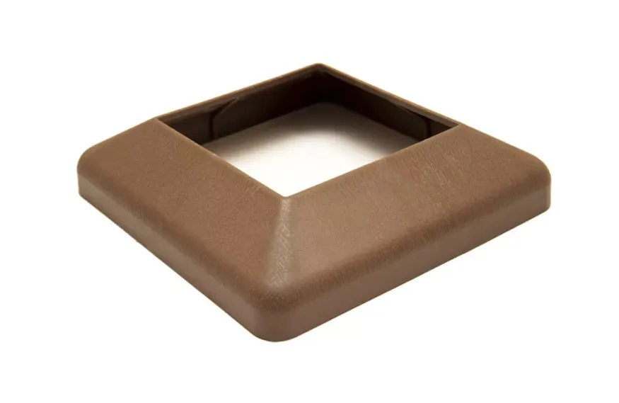 Крышка нижняя ПВХ для столба 125х125 Deckart Шоколад купить в Белгороде