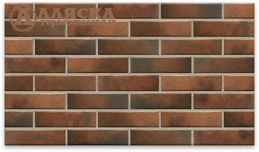 Фасадные термопанели Аляска 24. Retro brick chili купить в Белгороде