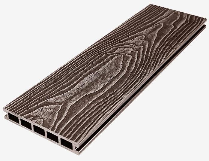 Террасная доска из ДПК RusDecking Unodeck Vintage - Цвет Венге купить в Белгороде