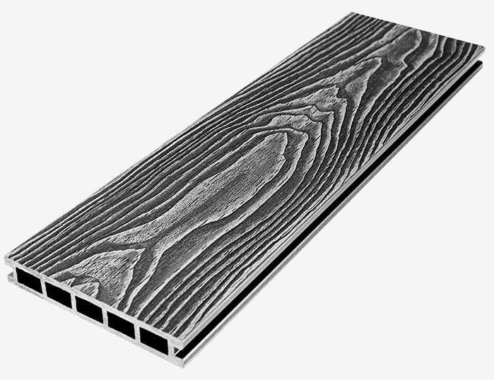 Террасная доска из композитного материала RusDecking Unodeck Vintage - Цвет Графит купить в Белгороде