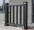 Ограждение из ДПК Outdoor Classic 3D STORM черного цвета купить в Белгороде