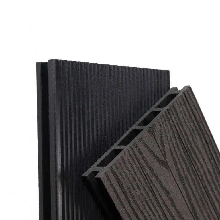 Террасная доска Ecodecking Техно плюс Графит купить в Белгороде