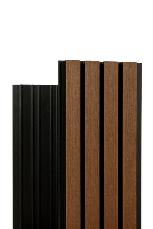 Реечная фасадная панель Ecodecking Скай Коэкструзия Тик купить в Белгороде