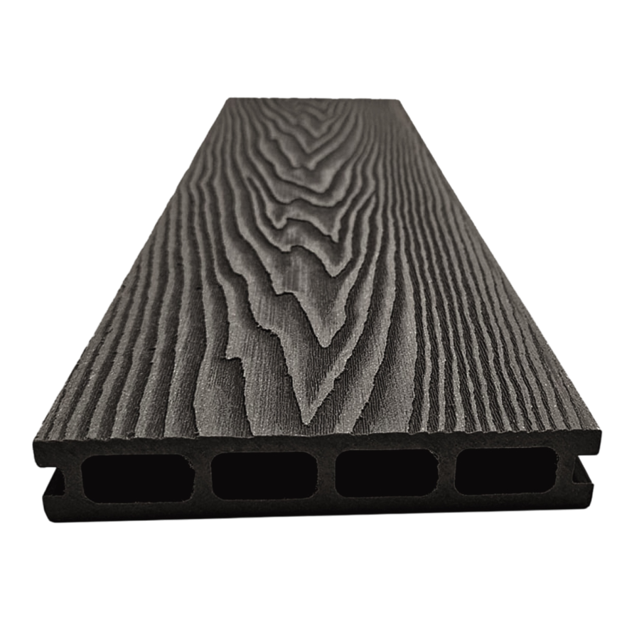 Террасная доска ДПК NanoWood 3D Double Антрацит купить в Белгороде