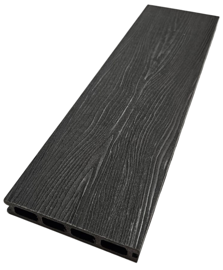 Террасная доска ДПК NanoWood 3D Double Антрацит купить в Белгороде