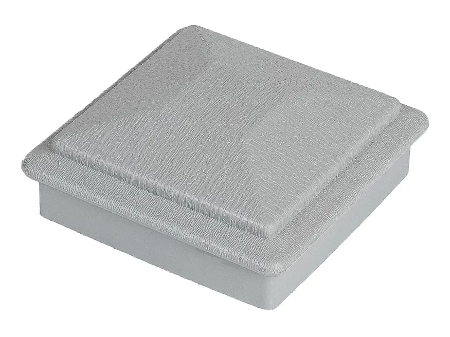 Крышка верхняя фигурная ПВХ для столба 100х100 Deckart Серый купить в Белгороде