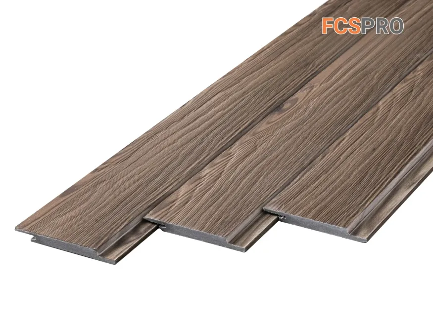 Фиброцементный сайдинг FCSPRO Click Shtil Лиственница в масле купить в Белгороде