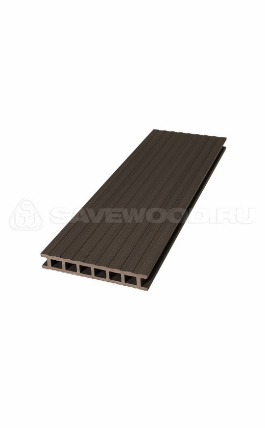 Террасная доска ДПК SaveWood, SW Quercus, Темно-коричневый купить в Белгороде