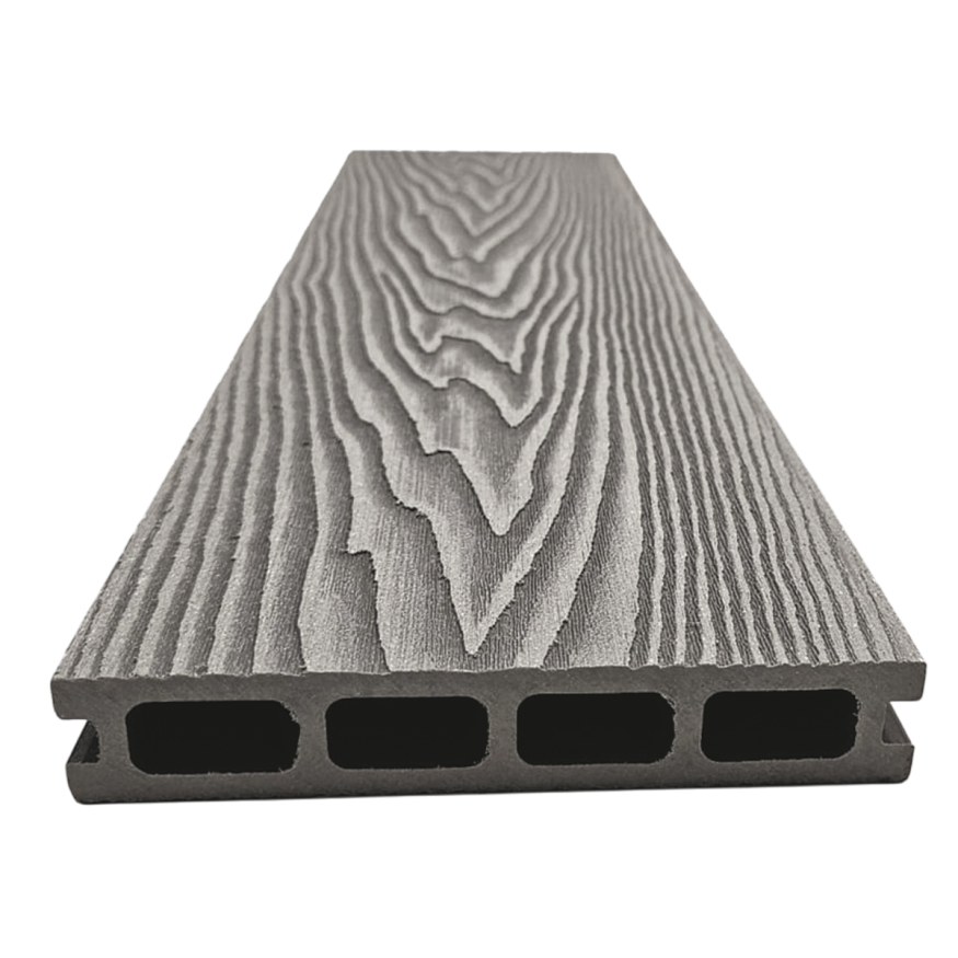 Террасная доска ДПК NanoWood 3D Double Серый купить в Белгороде