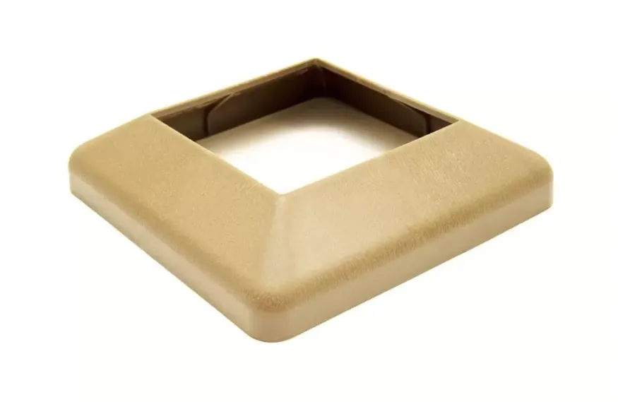 Крышка нижняя ПВХ для столба 100х100 Deckart Орех купить в Белгороде