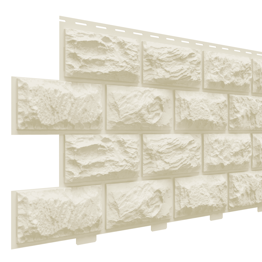 Фасадная панель Доломит, Альпийский, Цвет слоновой кости купить в Белгороде