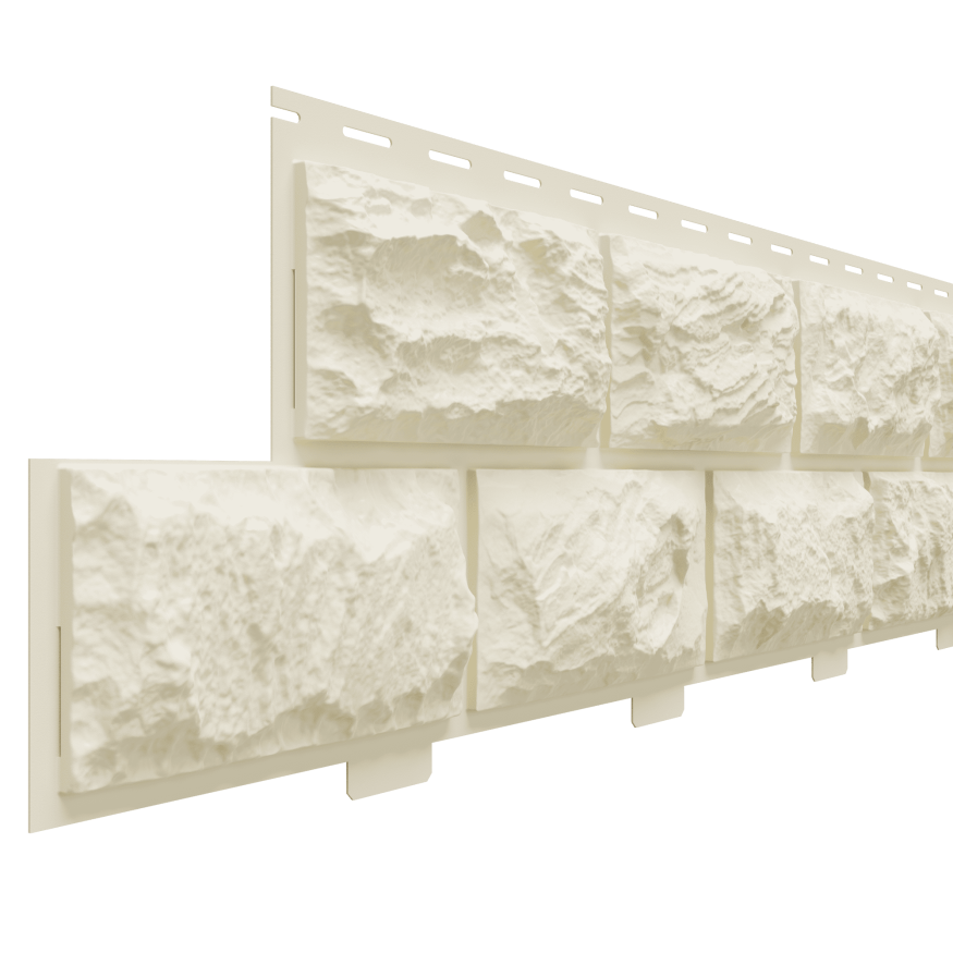 Фасадная панель Доломит, Альпийский, Цвет слоновой кости купить в Белгороде