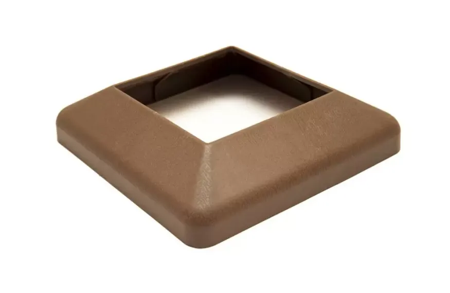 Крышка нижняя ПВХ для столба 100х100 Deckart Шоколад купить в Белгороде