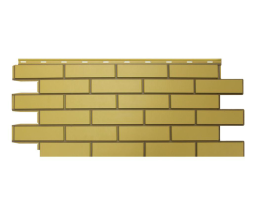 Фасадная панель Nordside, Гладкий кирпич, Цвет: Желтый