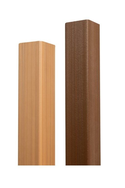 Уголок торцевой Ecodecking Скай коэкструзия Бук купить в Белгороде