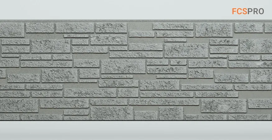 Фиброцементные панели FCS Simple АА1 (под камень) купить в Белгороде