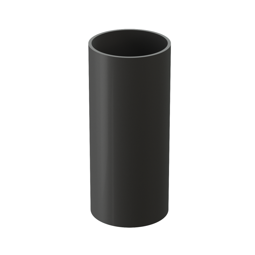 Труба водосточная 3м Docke Lux, Графит купить в Белгороде